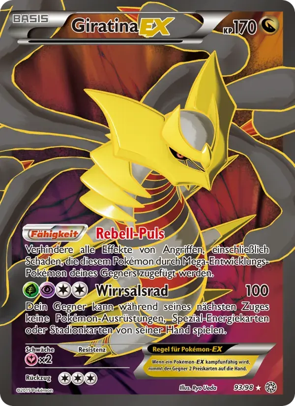Giratina EX — Ewiger Anfang 93 German Pokémon card