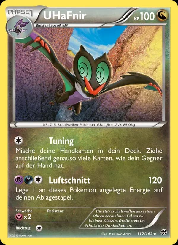 UHaFnir — TURBOstart 112 German Pokémon card