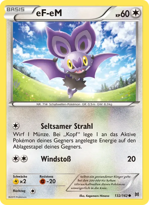 eF-eM — TURBOstart 132 German Pokémon card