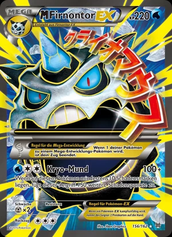 M-Firnontor EX — TURBOstart 156 German Pokémon card