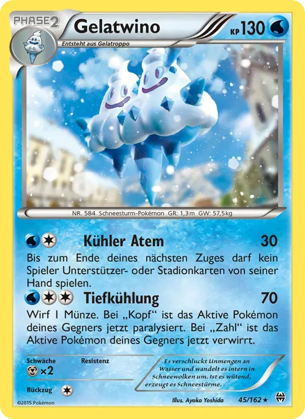Gelatwino — TURBOstart 45 German Pokémon card