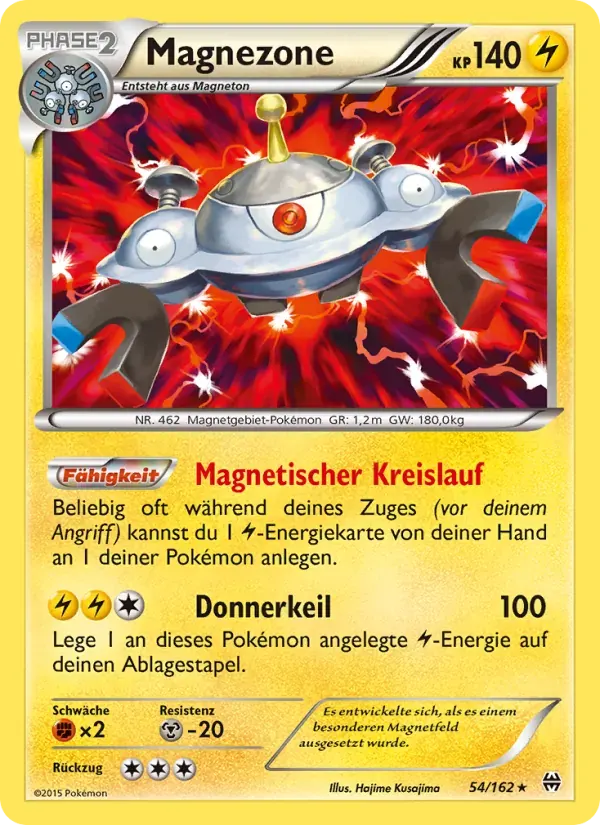 Magnezone — TURBOstart 54 German Pokémon card