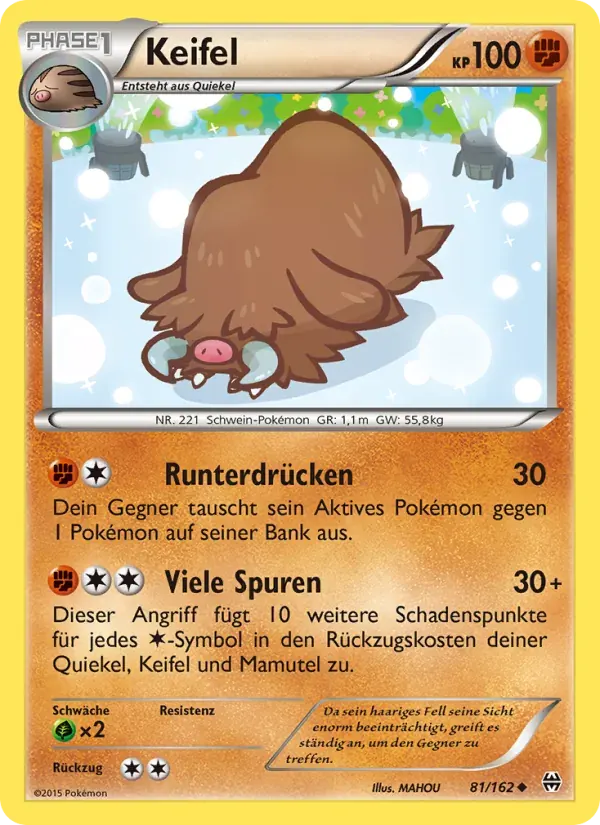 Keifel — TURBOstart 81 German Pokémon card