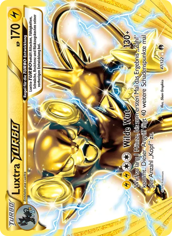 Luxtra-TURBO — TURBOfieber 47 German Pokémon card