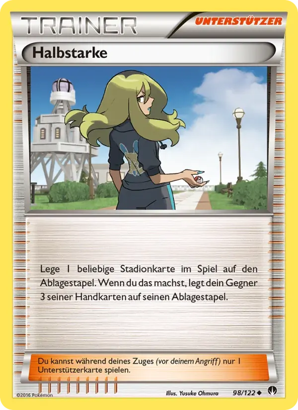 Halbstarke — TURBOfieber 98 German Pokémon card