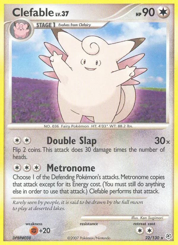 Pixi — Diamant & Perl 22 German Pokémon card