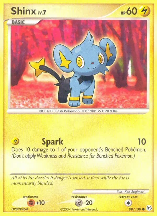 Sheinux — Diamant & Perl 98 German Pokémon card