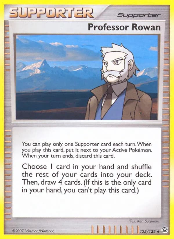 Professor Eibe — Rätselhafte Wunder 123 German Pokémon card