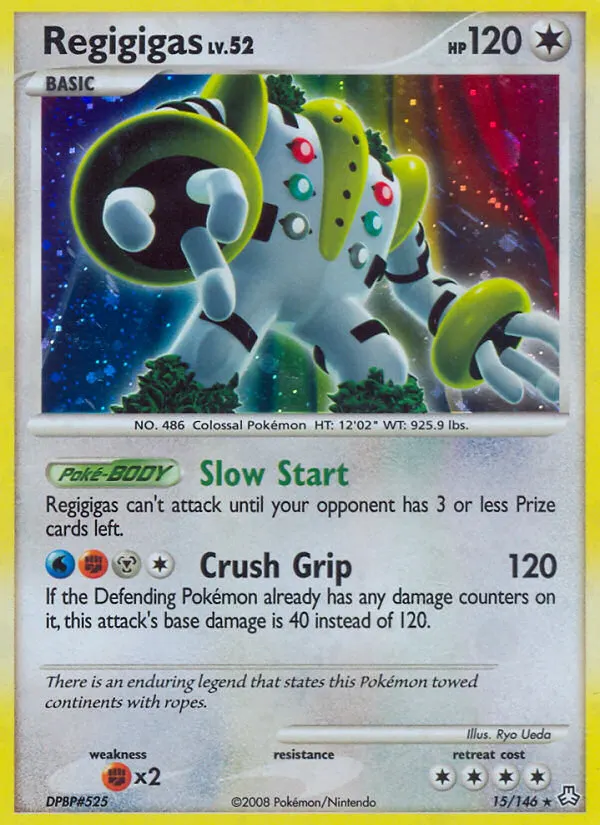 Regigigas — Legends Awakened 15 Pokémon card