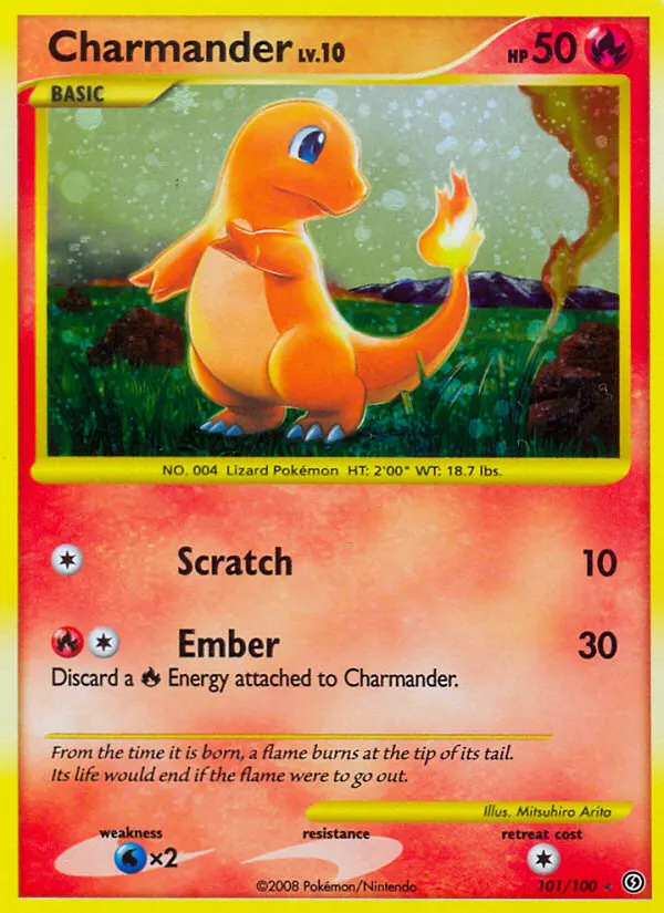 Charmander — Stormfront 101 Pokémon card