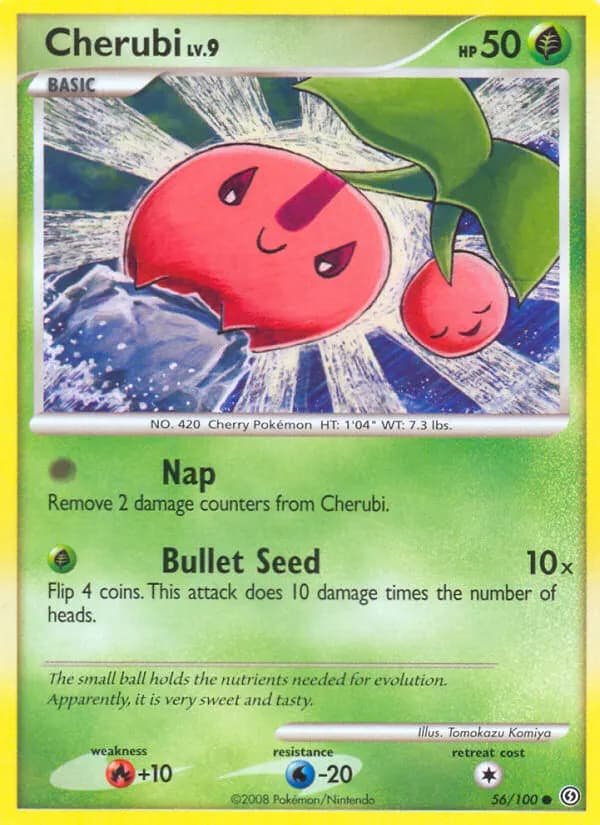 Cherubi — Stormfront 56 Pokémon card