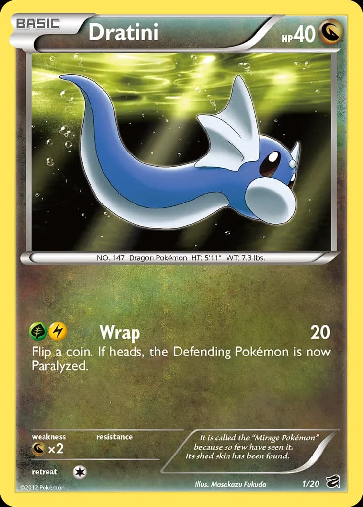 Dratini — Dragon Vault 1 Pokémon card
