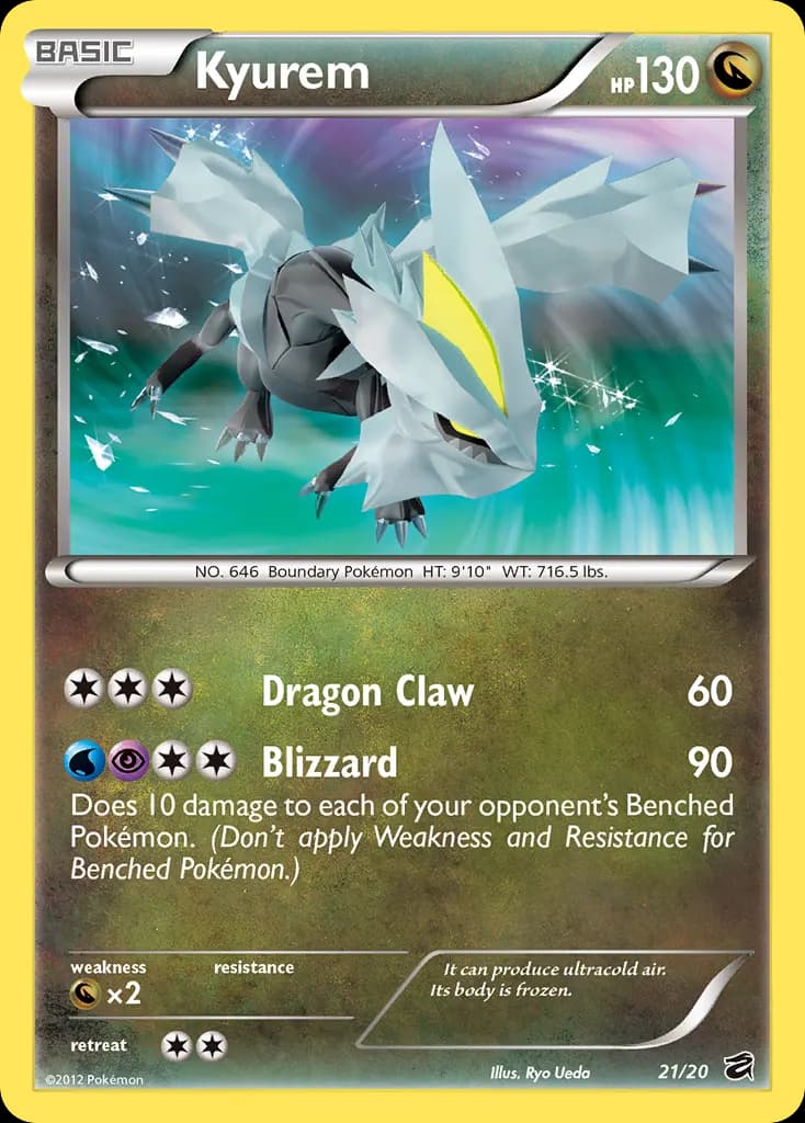 Kyurem — Dragon Vault 21 Pokémon card