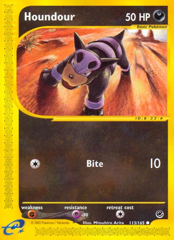 Houndour — Expedition Base Set 113 Pokémon card
