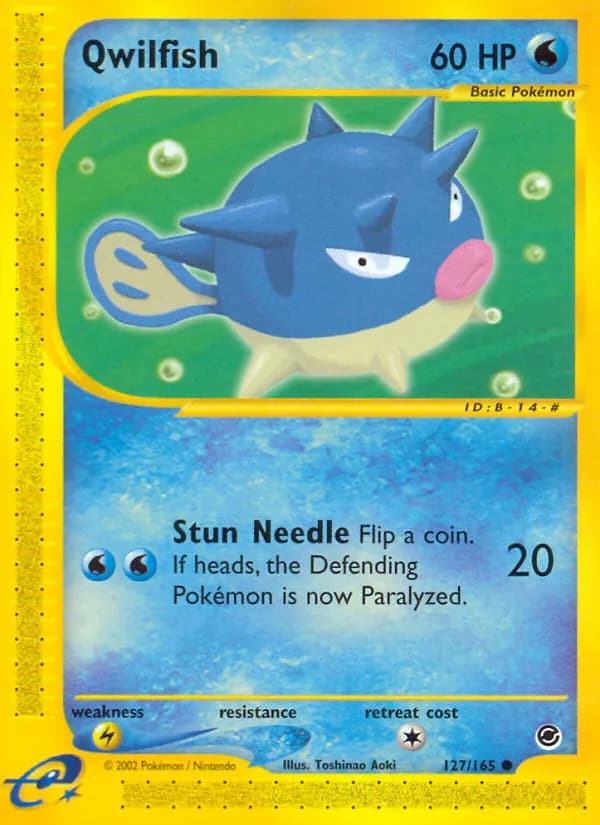 Baldorfish — Expedition 127 German Pokémon card