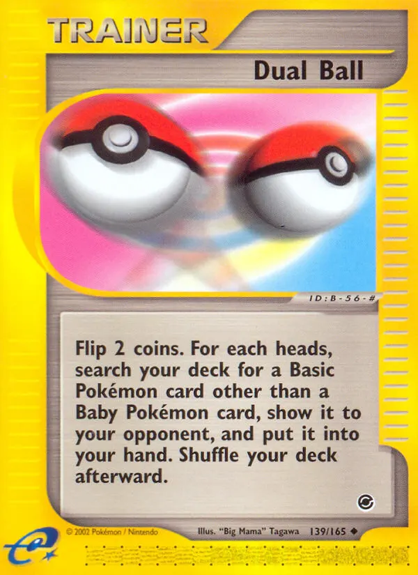 Dual Ball* — Expedition 139 German Pokémon card
