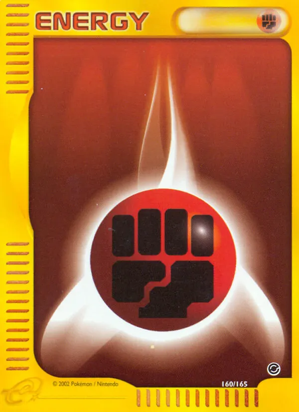 Kampfenergie — Expedition 160 German Pokémon card