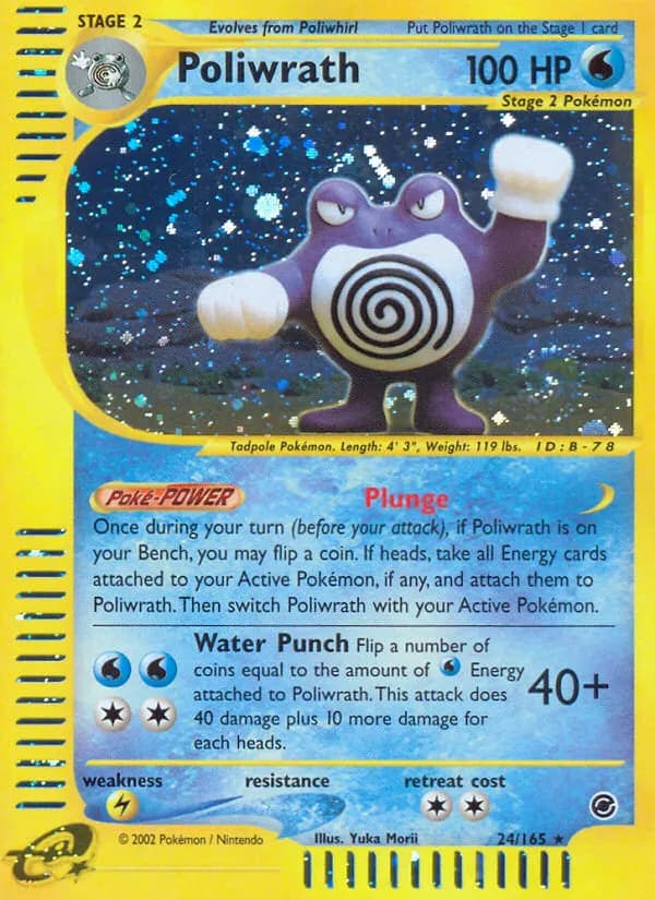 Quappo — Expedition 24 German Pokémon card