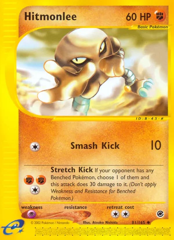 Hitmonlee — Expedition Base Set 81 Pokémon card