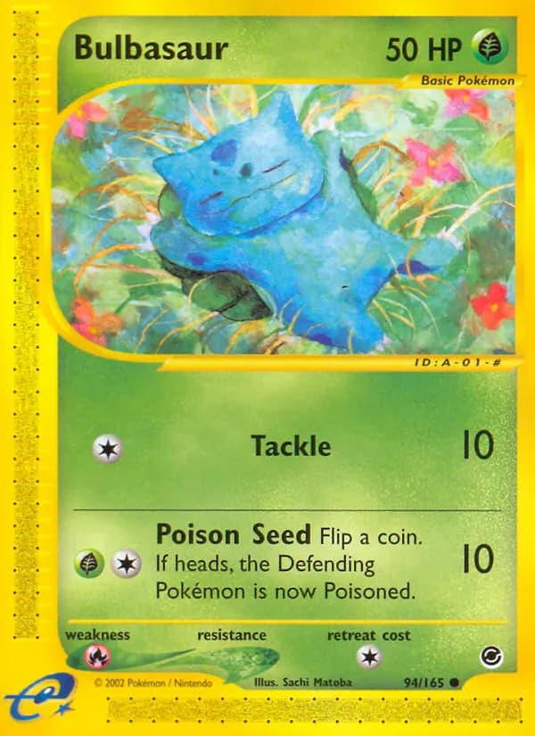 Bulbasaur — Expedition Base Set 94 Pokémon card