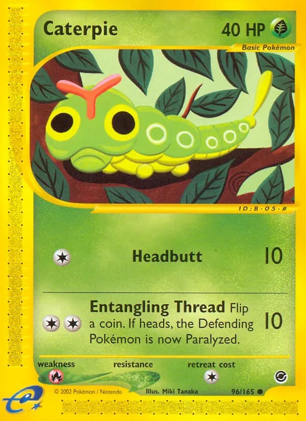 Caterpie — Expedition Base Set 96 Pokémon card