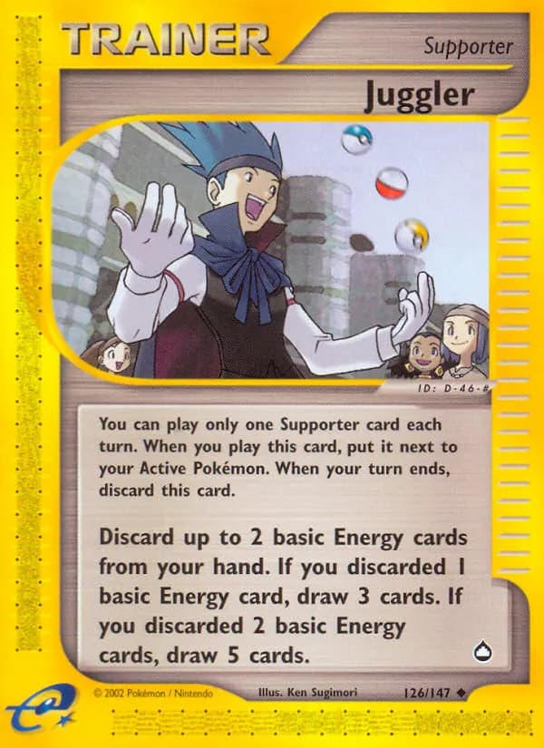 Jongleur — Aquapolis 126 German Pokémon card