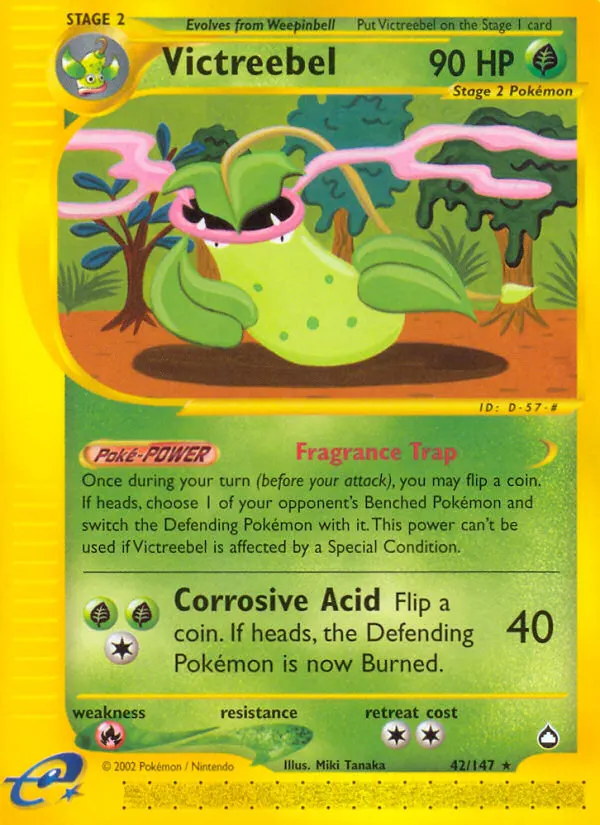 Sarzenia — Aquapolis 42 German Pokémon card