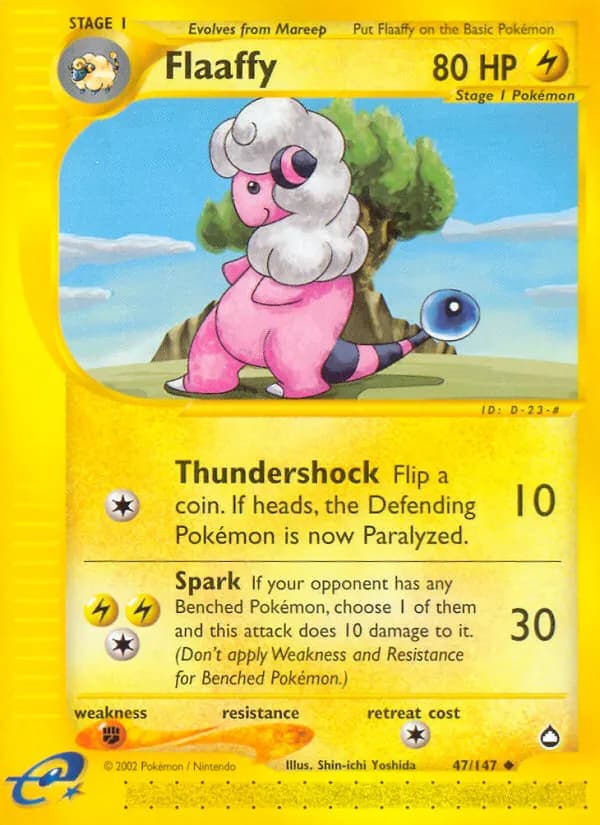 Flaaffy — Aquapolis 47 Pokémon card