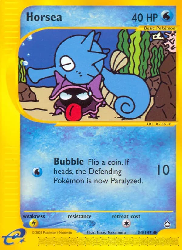 Seeper — Aquapolis 84 German Pokémon card