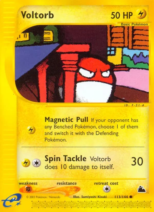 Voltobal — Skyridge 113 German Pokémon card