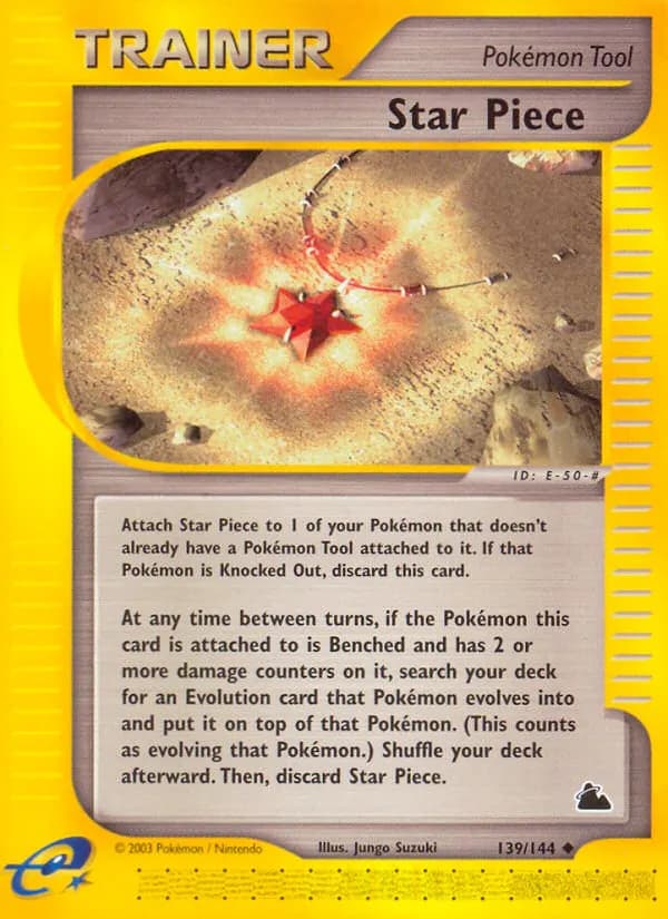 Star Piece — Skyridge 139 Pokémon card