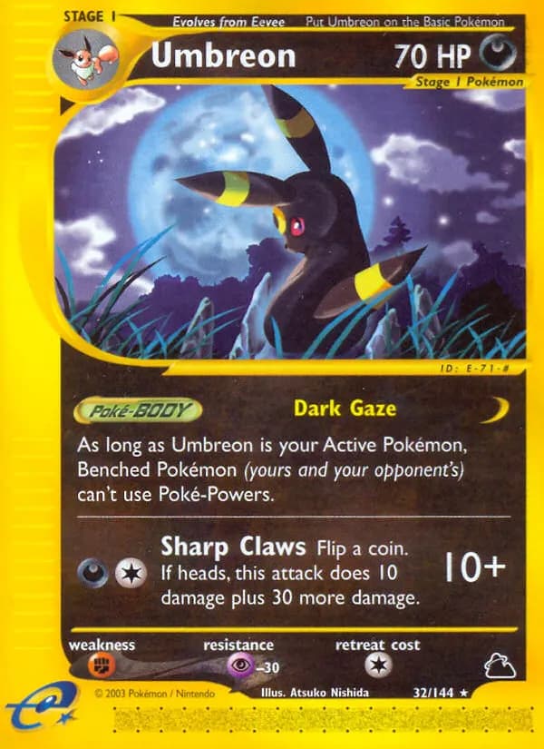 Nachtara — Skyridge 32 German Pokémon card