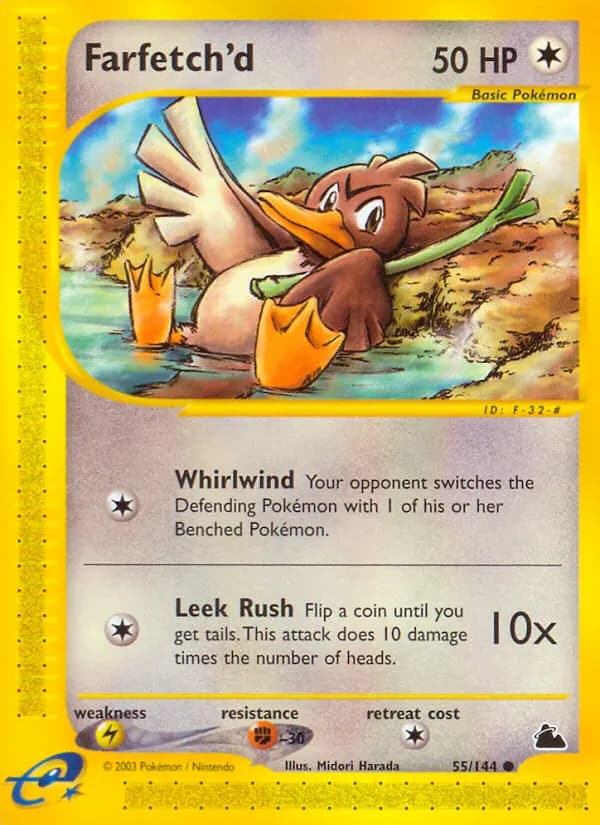 Farfetch'd — Skyridge 55 Pokémon card