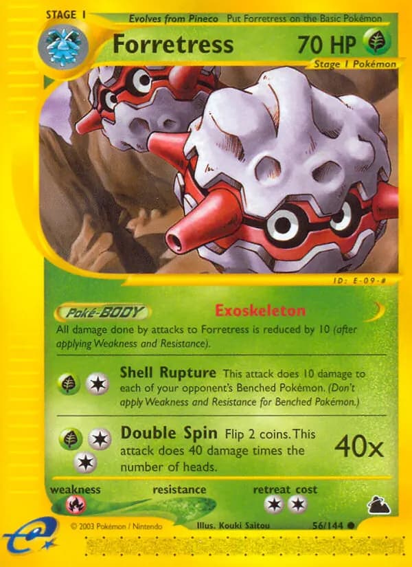 Forstellka — Skyridge 56 German Pokémon card