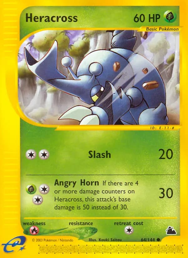 Heracross — Skyridge 64 Pokémon card