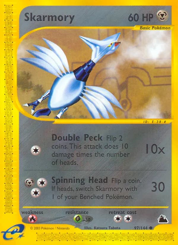 Skarmory — Skyridge 97 Pokémon card