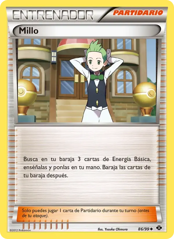 Millo — Próximos Destinos 86 Spanish Pokémon card