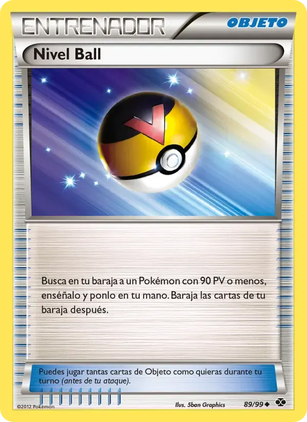 Nivel Ball — Próximos Destinos 89 Spanish Pokémon card