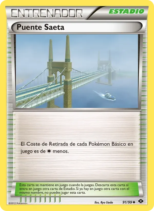 Puente Saeta — Próximos Destinos 91 Spanish Pokémon card