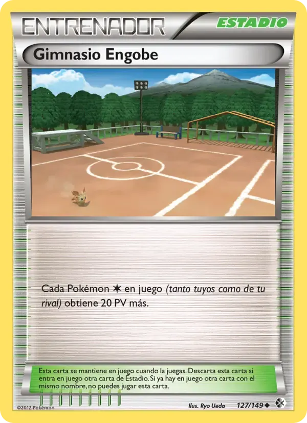 Gimnasio Engobe — Fronteras Cruzadas 127 Spanish Pokémon card