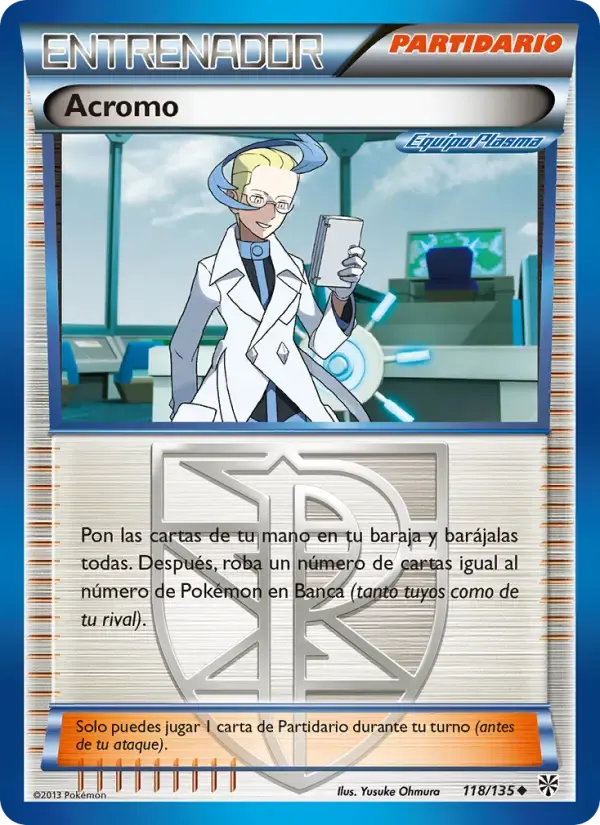 Acromo — Tormenta Plasma 118 Spanish Pokémon card