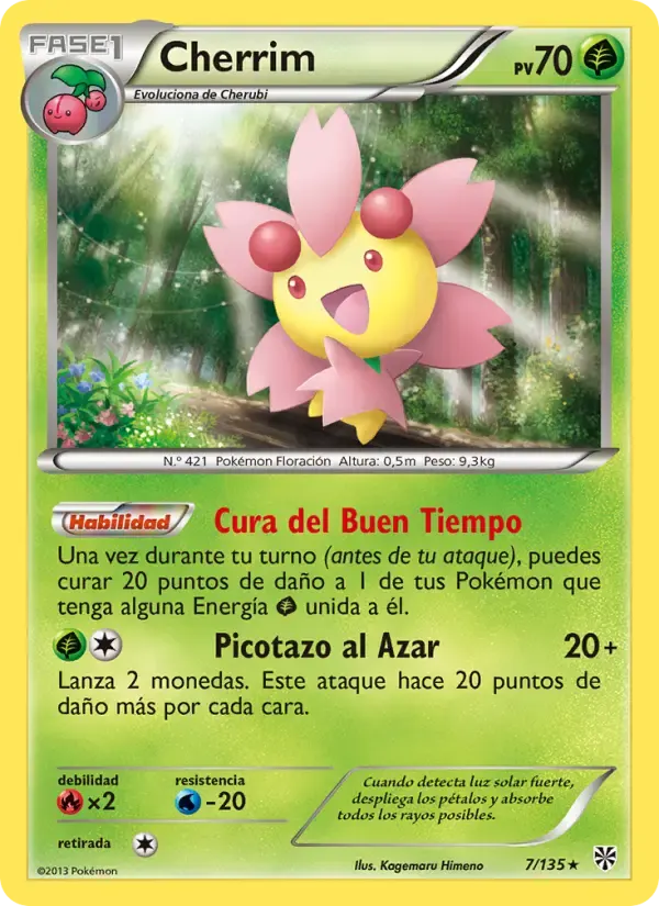 Cherrim — Tormenta Plasma 7 Spanish Pokémon card