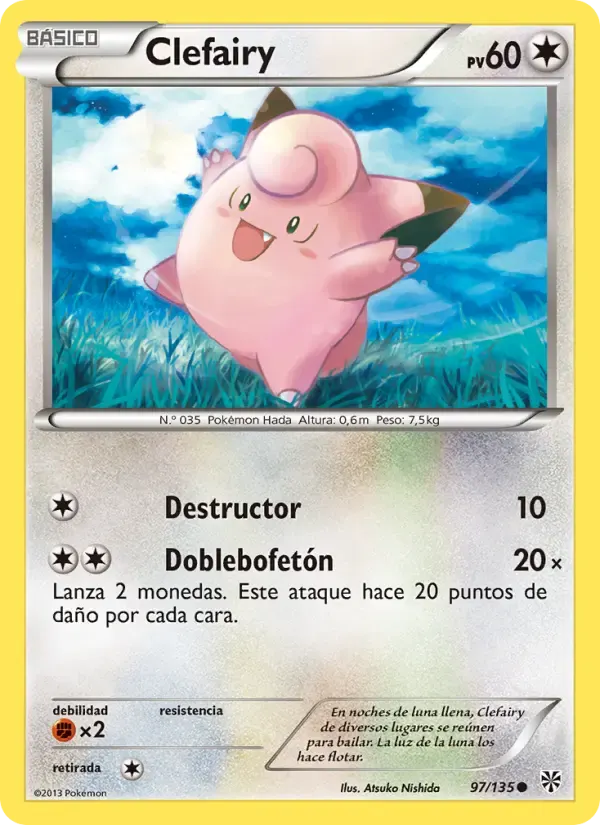 Clefairy — Tormenta Plasma 97 Spanish Pokémon card
