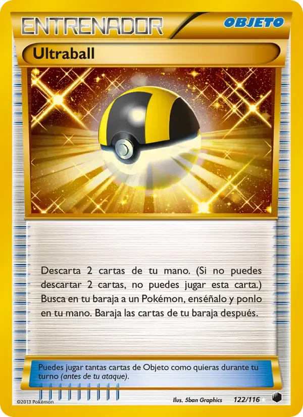 Ultraball — Glaciación Plasma 122 Spanish Pokémon card