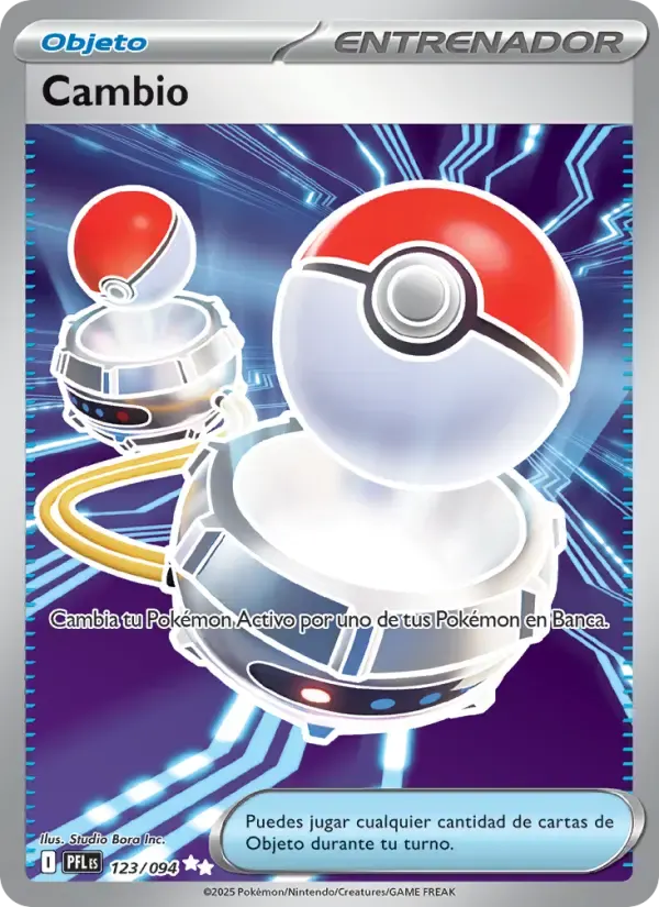 Cambio — Fuegos Fantasmales 123 Spanish Pokémon card