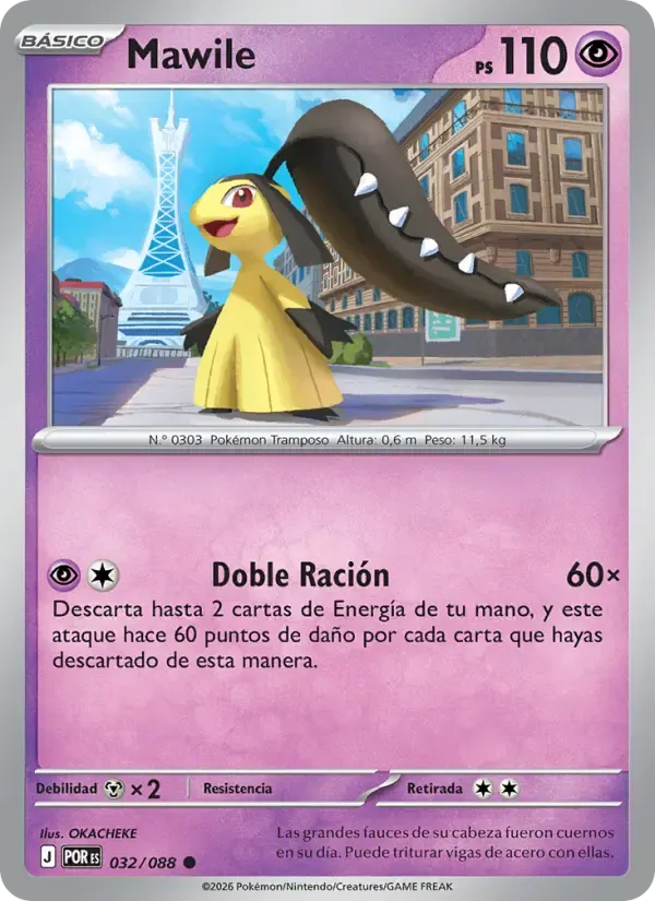 Mawile — Equilibrio Perfecto 32 Spanish Pokémon card