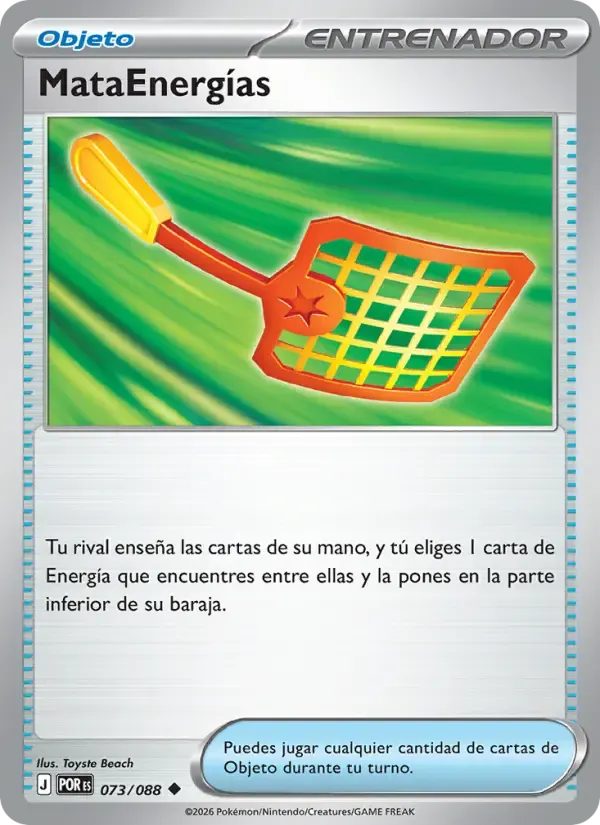 MataEnergías — Equilibrio Perfecto 73 Spanish Pokémon card