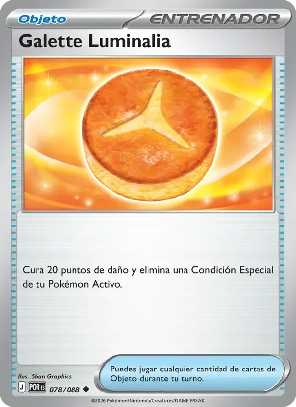 Galette Luminalia — Equilibrio Perfecto 78 Spanish Pokémon card