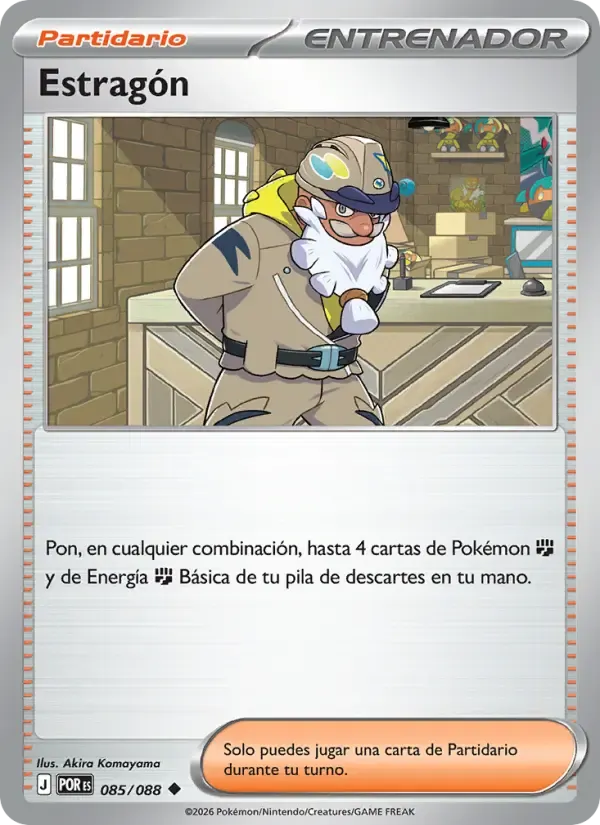 Estragón — Equilibrio Perfecto 85 Spanish Pokémon card