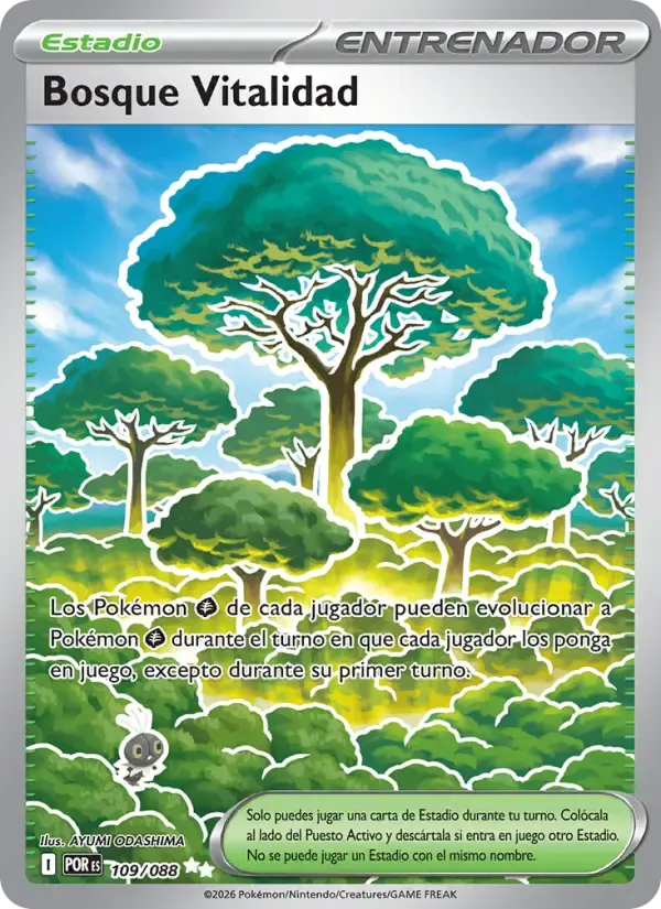 Bosque Vitalidad — Equilibrio Perfecto 109 Spanish Pokémon card